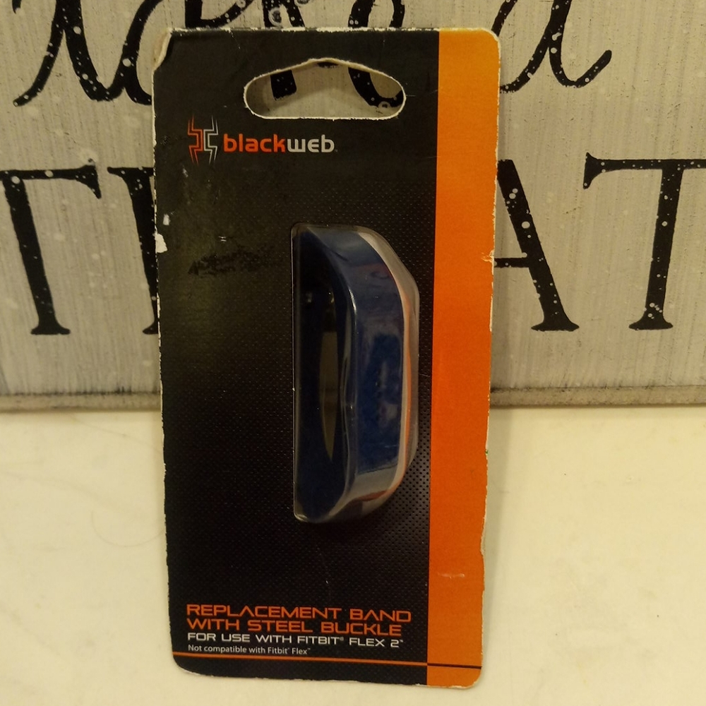 Replacement band with steel buckle